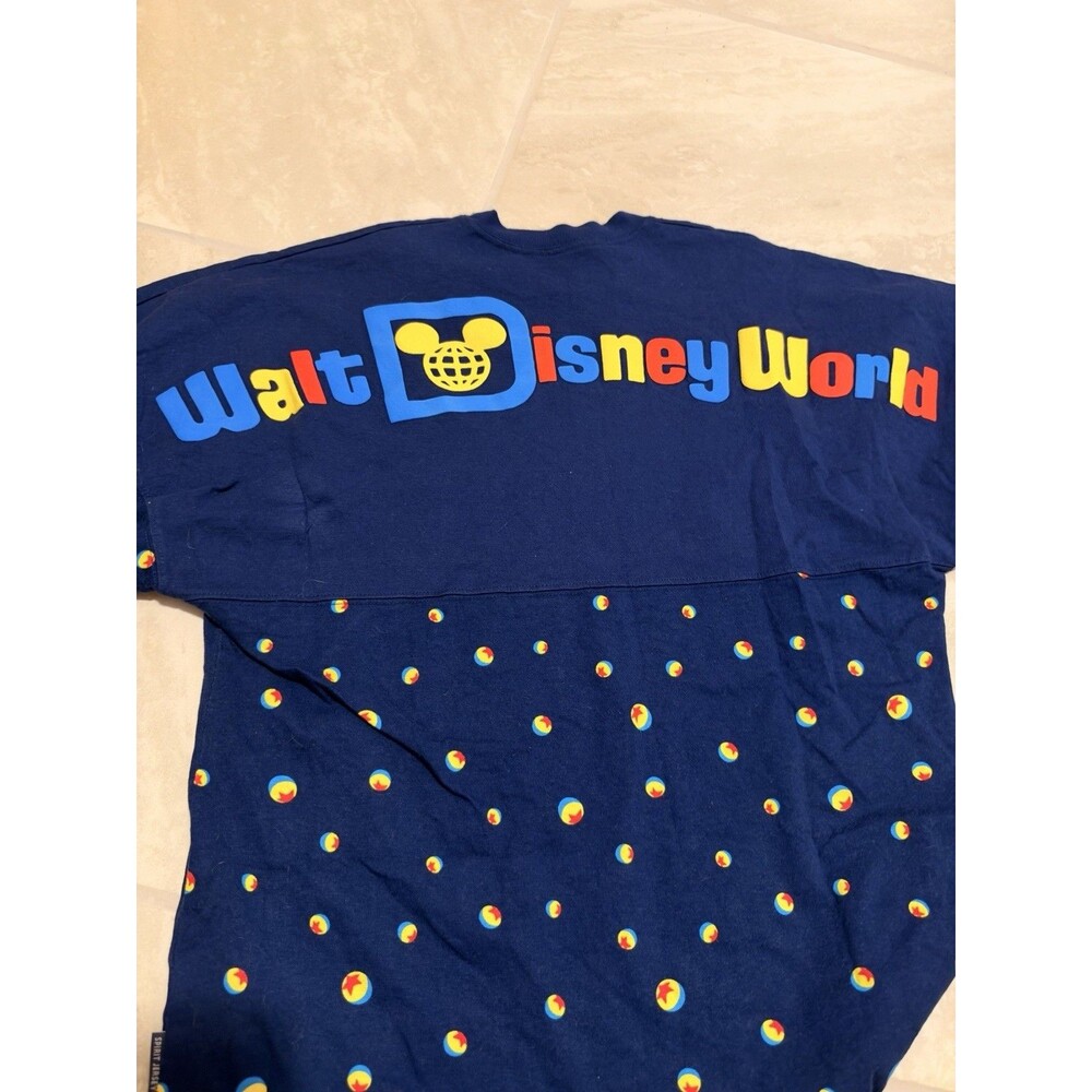 Walt Disney World Spirit Jersey Sweatshirt Womens Xs Blue Mickey Toy Story